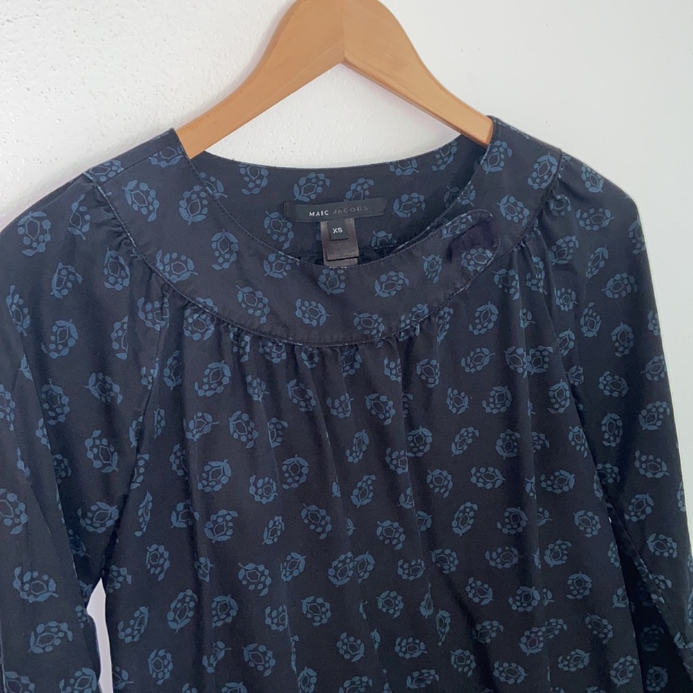 Mark Jacobs Asymmetrical Silk Blouse - image 2